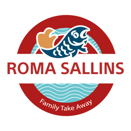 Roma Takeaway Sallins logo.